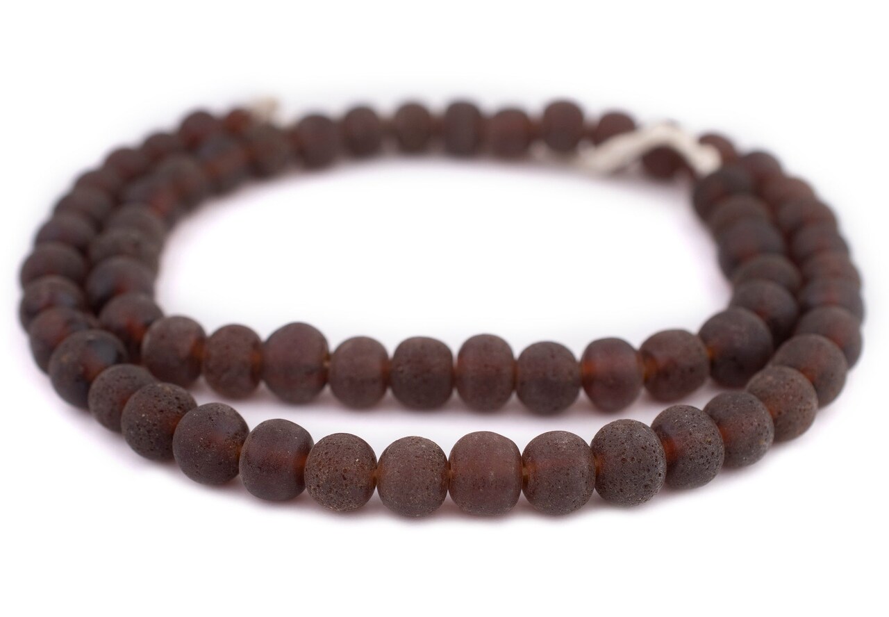 The Bead Chest® Ancient Style Java Glass Beads, 24+ Inch Strand, 11mm Beads, Available in 13 Colors